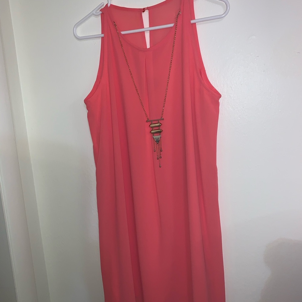 Business to Pleasure Coral Dress